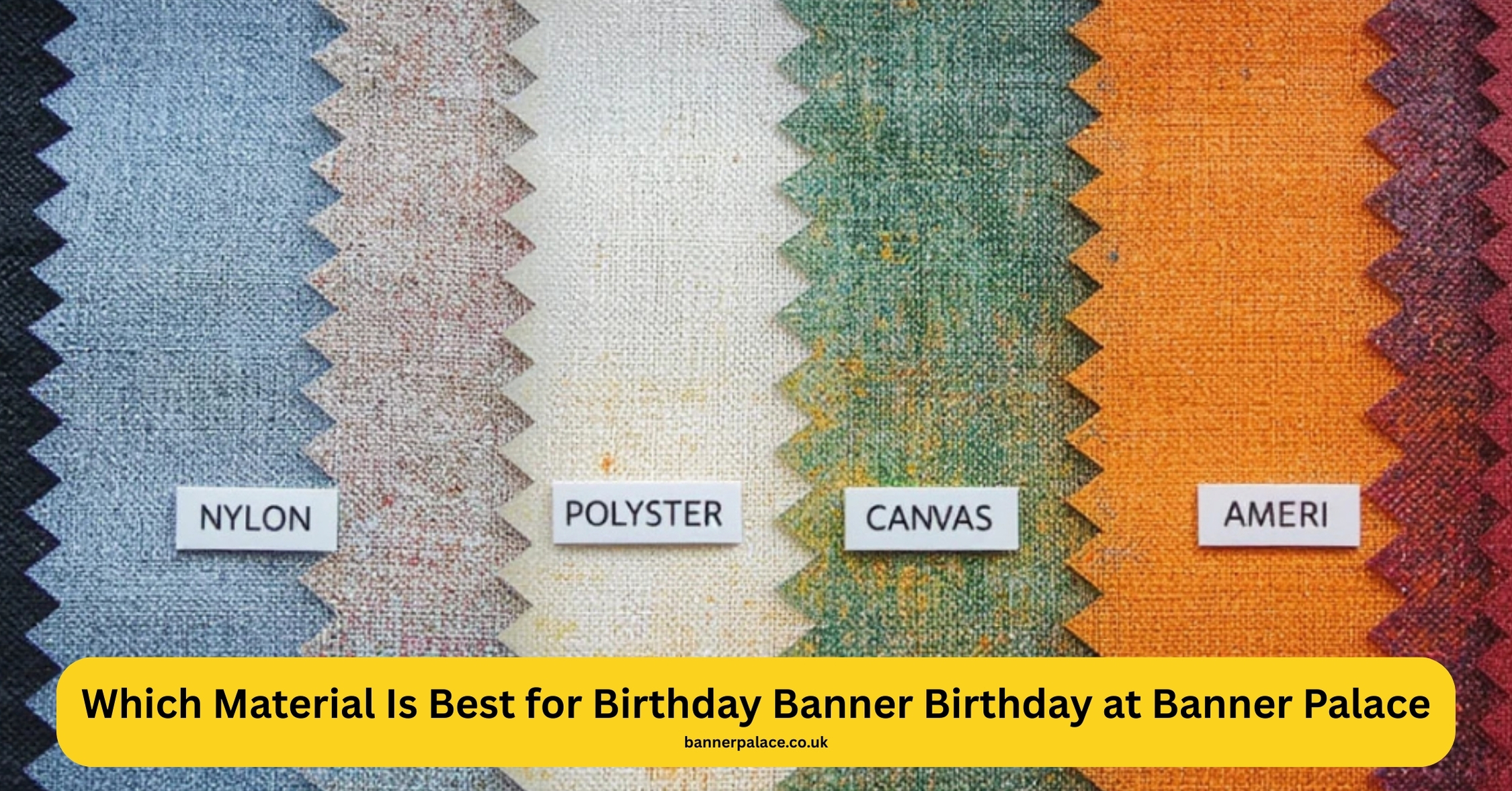Which Material Is Best for Birthday Banner Birthday at Banner Palace